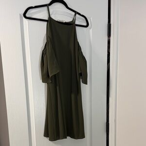Krazy Kat Olive Midi Dress